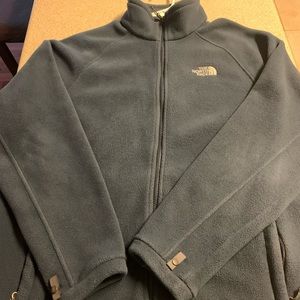 Mens XL North Face Fleece -Navy Blue